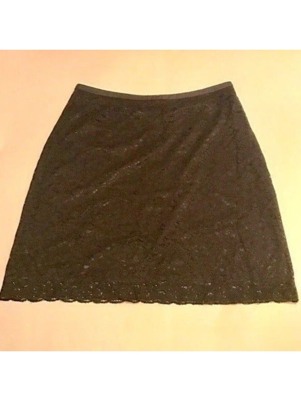 Nine & Co. Black Lace Skirt 18W